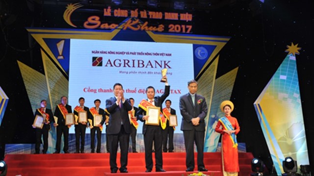10 sản phẩm công nghệ Agribank đạt giải Sao Khuê