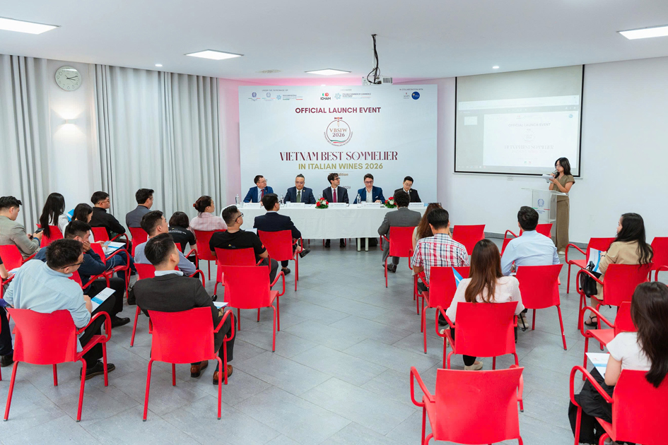 Khởi động cuộc thi Người Phục vụ Vang Ý giỏi nhất Việt Nam 2026