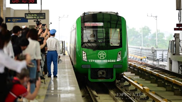 2 tháng, tàu Cát Linh - Hà Đông đón 1 triệu hành khách