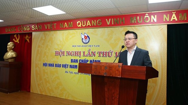 Ông Lê Quốc Minh giữ chức Chủ tịch Hội Nhà báo Việt Nam nhiệm kỳ 2015-2020