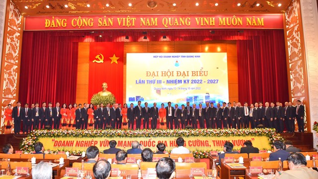 Ông Phạm Văn Thể tiếp tục được bầu giữ chức Chủ tịch Hiệp hội Doanh nghiệp tỉnh Quảng Ninh 