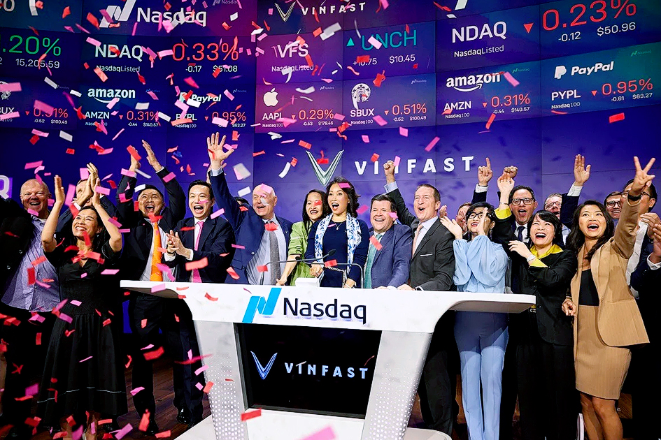 VinFast chính thức niêm yết trên Nasdaq Global Select Market, giá trị vốn hoá hơn 23 tỷ USD 