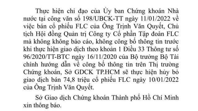 'Cần yêu cầu ông Trịnh Văn Quyết bồi thường cho nhà đầu tư'