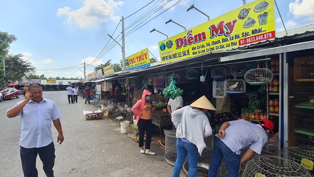'Chợ chim trời' lớn nhất miền Tây trước giờ 'G'