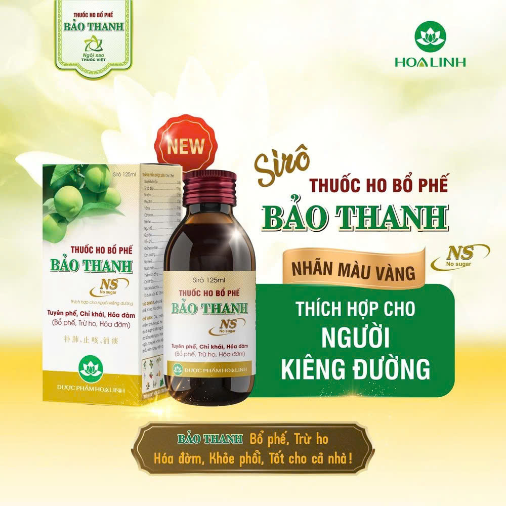 Những sản phẩm “Vươn mình tiến vào kỷ nguyên xanh” Thuốc ho bổ phế Bảo Thanh