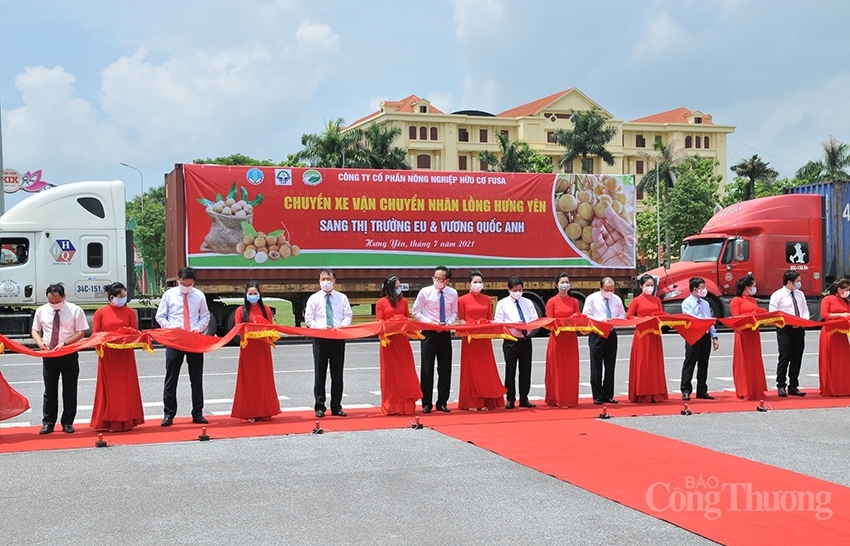 72 điểm cầu tham gia xúc tiến trực tuyến tiêu thụ nhãn và nông sản Hưng Yên