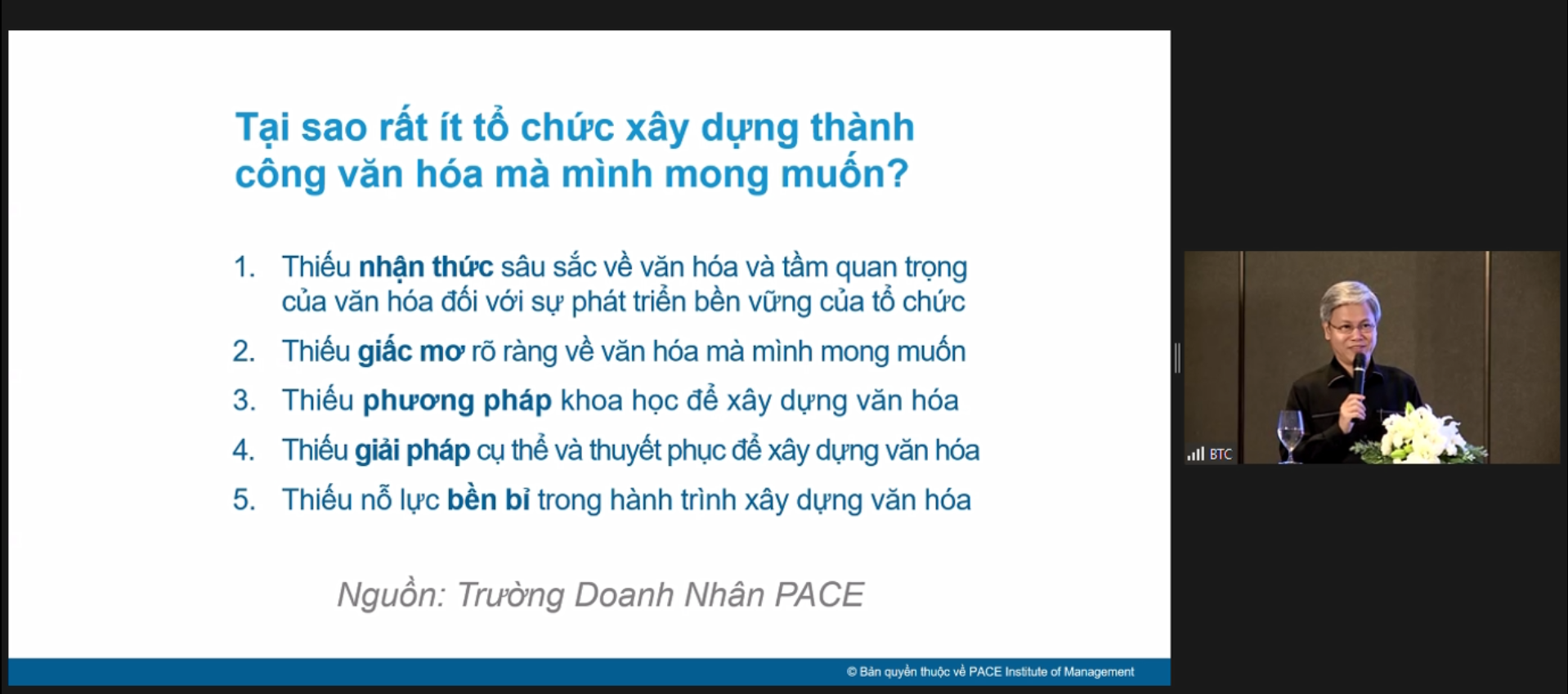 Văn hóa doanh nghiệp được định hình bởi văn hóa của 