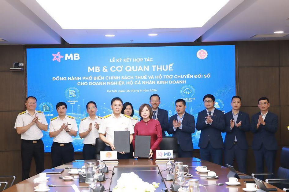 MB và cơ quan thuế ký kết hợp tác: Lấy người nộp thuế làm trung tâm - lấy chuyển đổi số làm nền tảng
