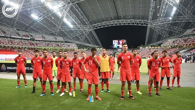 AFF Cup 2020: Đội tuyển Singapore giành chiến thắng 3-0 trước Myanmar
