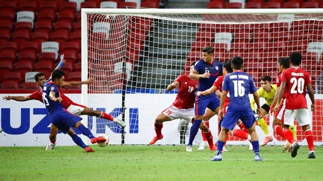 AFF Cup 2020: Singapore chơi thiếu người, ngậm ngùi để Indonesia tiến vào chung kết