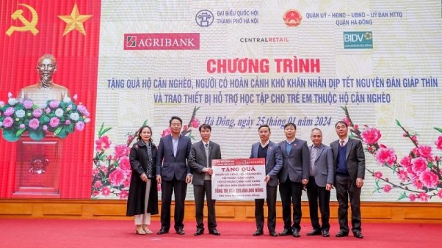 Agribank dành hơn 100 tỷ đồng chung tay vì người nghèo, đối tượng chính sách nhân dịp Xuân Giáp Thìn 