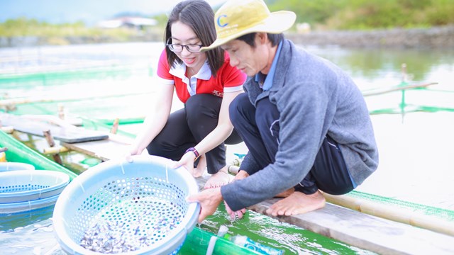 Agribank góp phần thúc đẩy phát triển bền vững thủy sản Việt