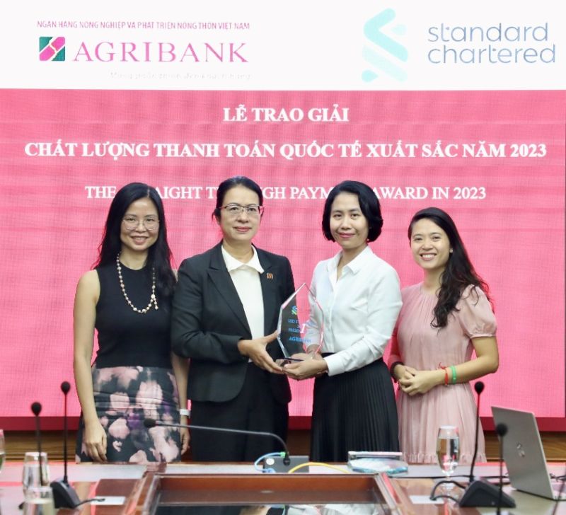 Agribank nhận giải Chất lượng Thanh toán xuất sắc năm 2023 Agribank nhận giải Chất lượng Thanh toán xuất sắc năm 2023