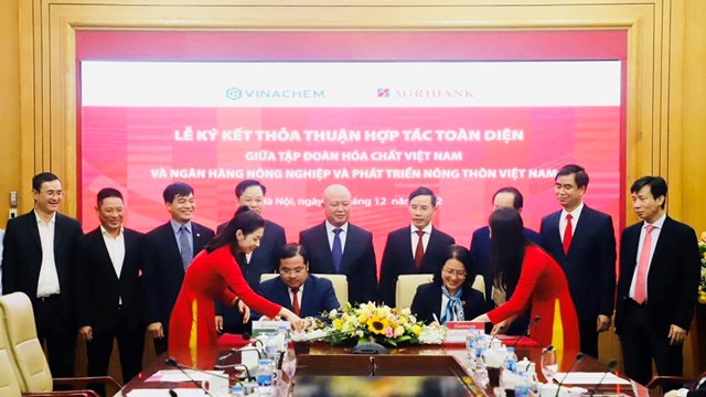 Agribank và Tập đoàn Hóa chất Việt Nam ký kết Thỏa thuận hợp tác toàn diện