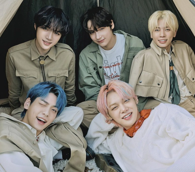 TXT vẫn đang tiếp tục hoạt động để nối tiếp thành công của tiền bối BTS. Ảnh nguồn: Xinhua.