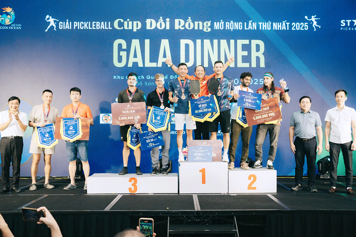 Giải Pickleball Đồi Rồng mở rộng lần thứ I năm 2025: Kịch tính đến những pha bóng cuối cùng