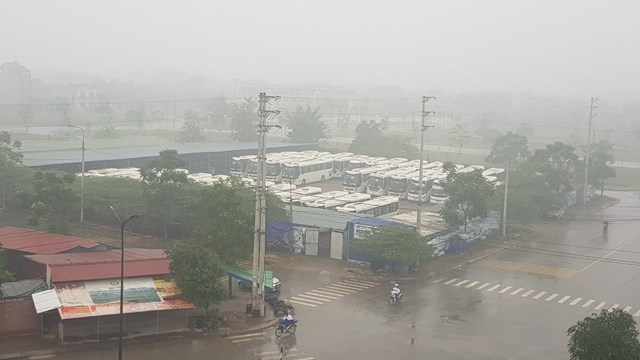 Bãi xe trái phép trong Khu đô thị kiểu mẫu