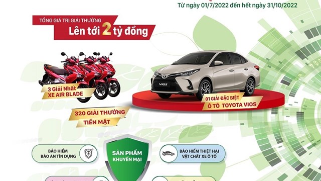 Bảo hiểm Agribank triển khai Chương trình khuyến mại '15 năm gắn kết - Gửi trao triệu tri ân'