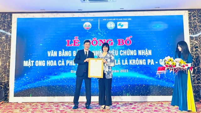 Bảo hộ nhãn hiệu “Mật ong hoa cà phê Gia Lai” và “Thuốc lá lá Krông Pa - Gia Lai”