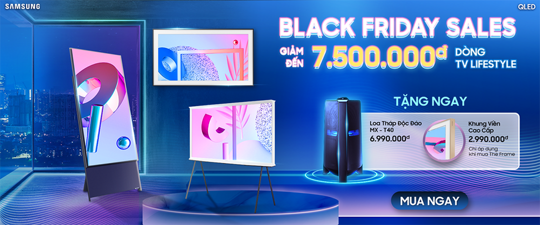 ‘Bão sale’ Samsung đổ bộ Black Friday với khuyến mãi khủng nhất năm