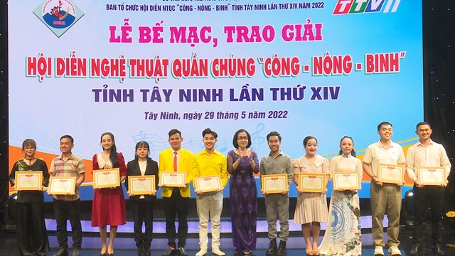 Bế mạc Hội diễn nghệ thuật quần chúng Công - Nông - Binh tỉnh Tây Ninh năm 2022