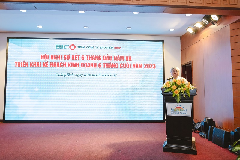 Chủ tịch HĐQT BIC Trần Xuân Hoàng phát biểu chỉ đạo tại Hội nghị Chủ tịch HĐQT BIC Trần Xuân Hoàng phát biểu chỉ đạo tại Hội nghị