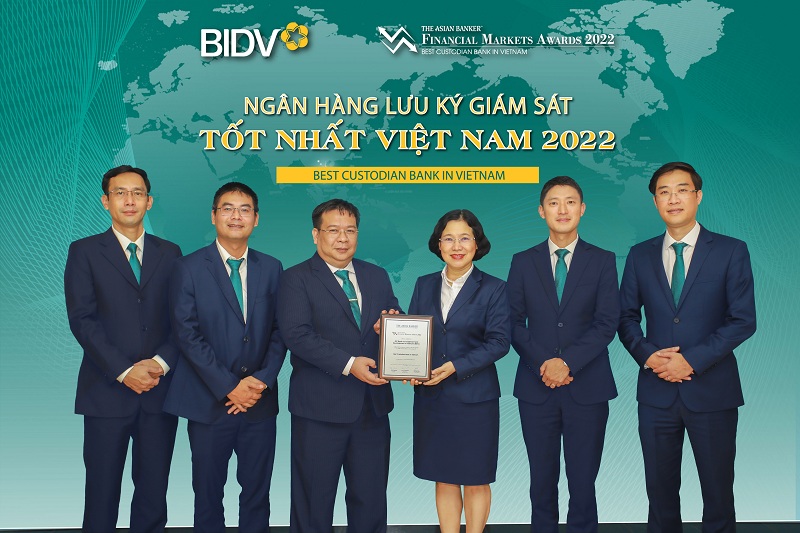 BIDV nhận giải thưởng “Ngân hàng lưu ký giám sát tốt nhất Việt Nam 2022”