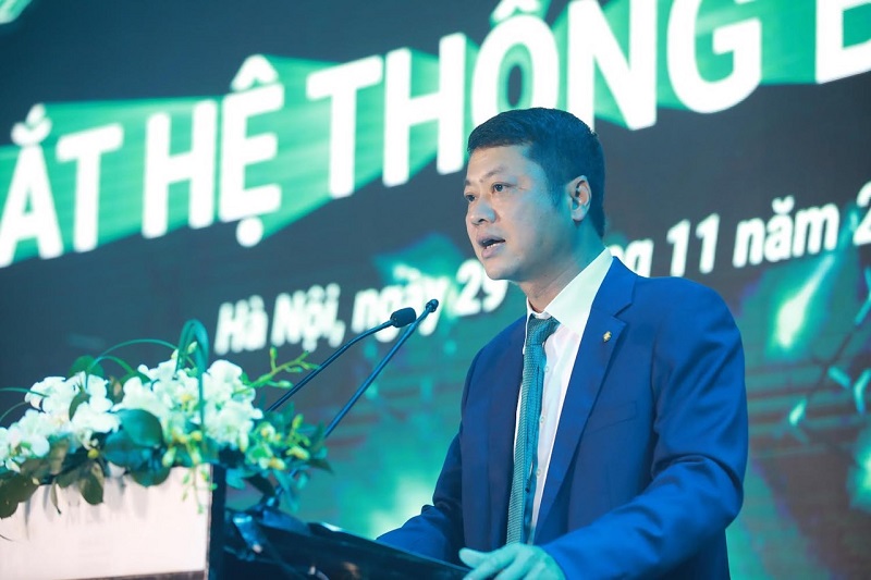 Ông Lê Ngọc Lâm - Tổng Giám đốc BIDV phát biểu tại Lễ ra mắt