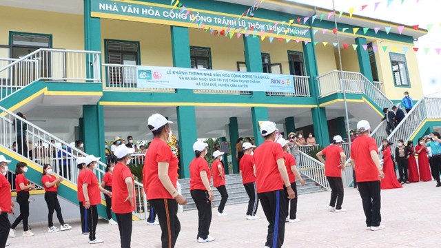 BIDV tài trợ nhiều công trình công ích ở Hà Tĩnh