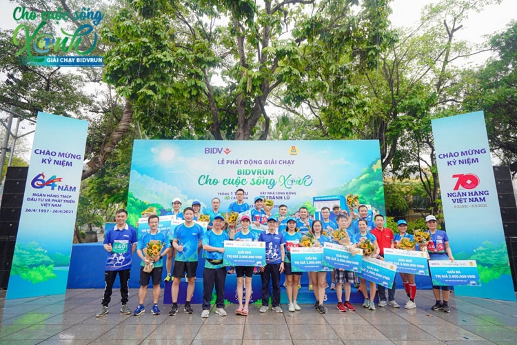 BIDV tổ chức giải chạy BIDVRUN - Cho cuộc sống xanh 