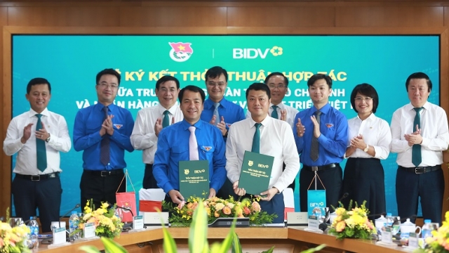 BIDV và Trung ương Đoàn TNCS HCM ký kết hợp tác giai đoạn 2023-2025 
