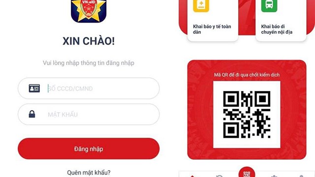 Bộ Công an triển khai app khai báo y tế điện tử VIEID