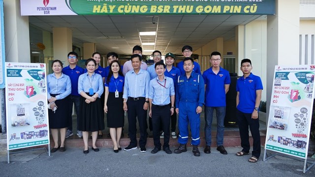 BSR tổ chức thu gom pin cũ hưởng ứng ngày Môi trường Thế giới 5/6