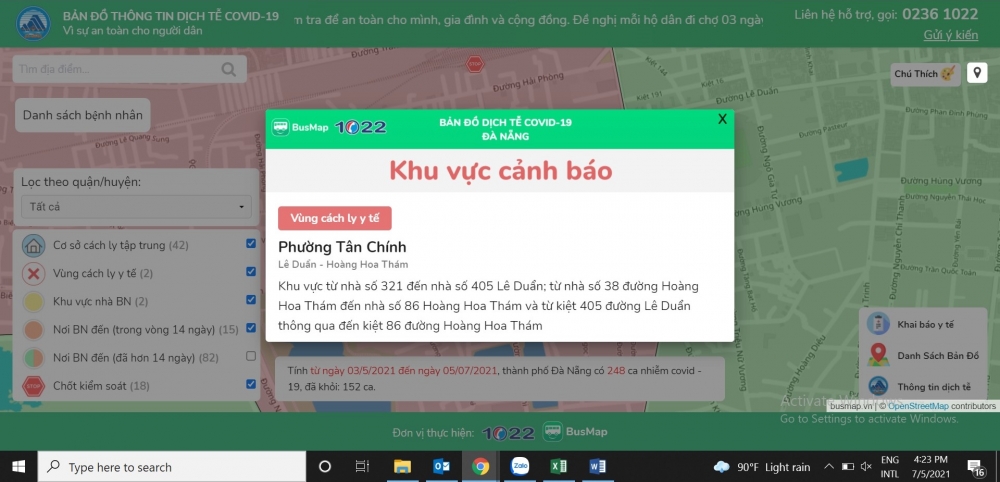 BusMap- từ một ứng dụng giao thông đến bản đồ dịch tễ CovidMap