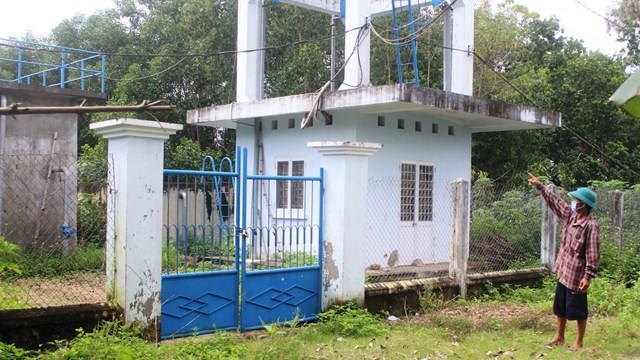 Công trình nước sạch tiền tỷ bỏ hoang
