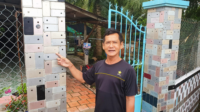 Cận cảnh ngôi nhà độc nhất Việt Nam, dùng 400 vỏ tivi làm hàng rào và cổng, lên báo ngoại - Ảnh 4. Cận cảnh ngôi nhà độc nhất Việt Nam, dùng 400 vỏ tivi làm hàng rào và cổng, lên báo ngoại - Ảnh 4.