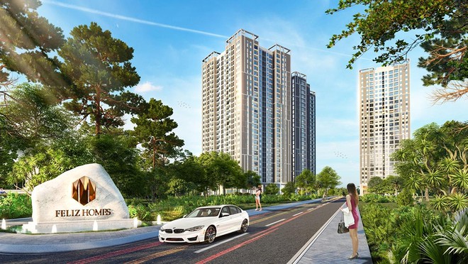 Phối cảnh dự án Feliz Homes 