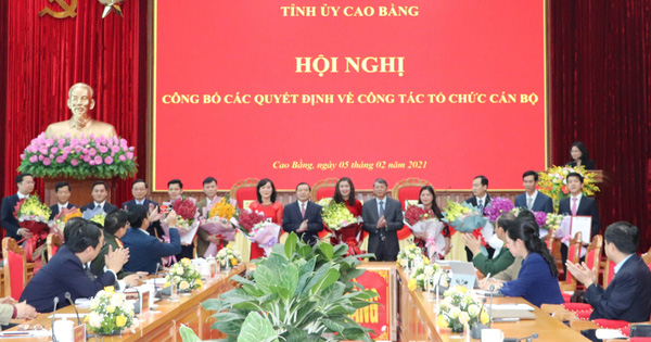 Cao Bằng điều động và bổ nhiệm nhiều lãnh đạo chủ chốt