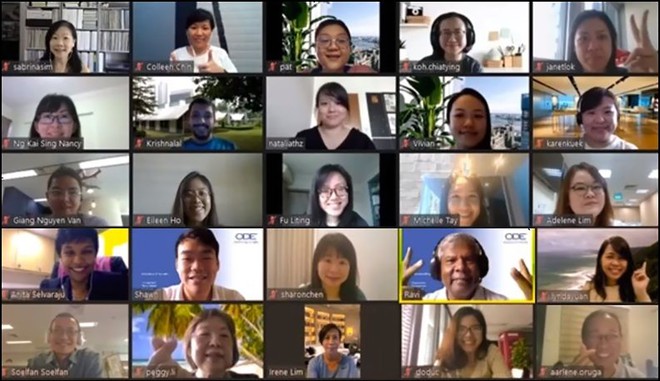 Ảnh chụp màn hình từ Khóa học trực tuyến 2020 của CapitaLand - một chương trình khuyến khích nhân viên nâng cao kỹ năng trong trạng thái bình thường mới