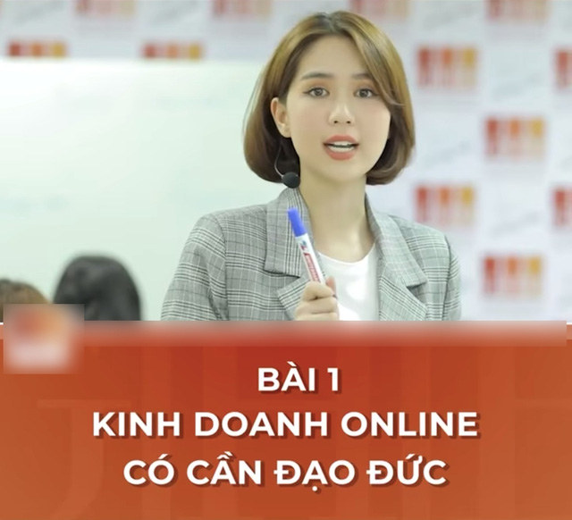 CEO Ngọc Trinh nghiêm túc giảng bài: Kinh doanh online cần có đạo đức - Ảnh 4. CEO Ngọc Trinh nghiêm túc giảng bài: Kinh doanh online cần có đạo đức - Ảnh 4.
