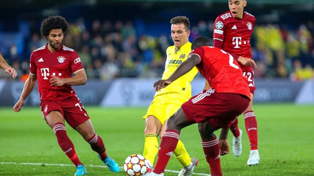 Champions League: Bayern Munich bất ngờ thua 0-1 trước Villarreal