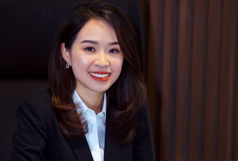 Bà Trần Thị Thu Hằng - Nữ Chủ tịch ngân hàng trẻ nhất Việt Nam. Ảnh internet