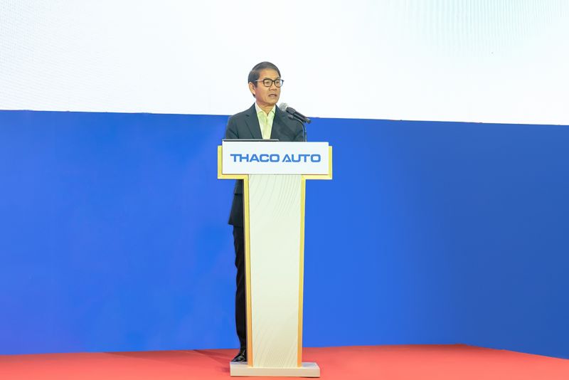 Chủ tịch HĐQT THACO Trần Bá Dương phát biểu tại Hội nghị Chủ tịch HĐQT THACO Trần Bá Dương phát biểu tại Hội nghị