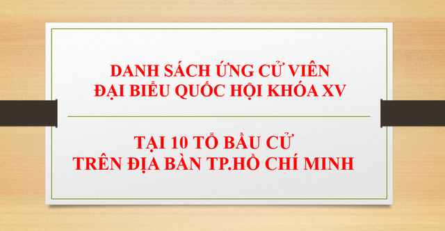  Chủ tịch nước Nguyễn Xuân Phúc thuộc đơn vị bầu cử huyện Củ Chi và Hóc Môn - Ảnh 1.