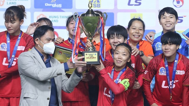 CLB TP HCM vô địch bóng đá nữ quốc gia 2021, thiết lập lịch sử mới