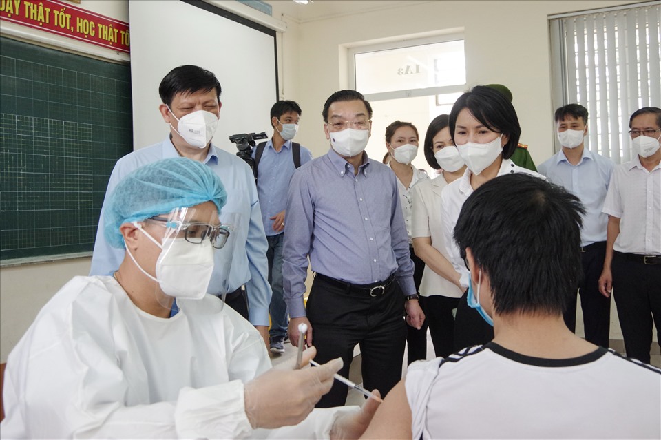 Công suất tiêm đã đạt hơn 300.000 mũi tiêm/ngày trong thời gian rất ngắn.