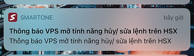 Công ty chứng khoán mở lại tính năng hủy/sửa lệnh trên HoSE - Ảnh 1. Công ty chứng khoán mở lại tính năng hủy/sửa lệnh trên HoSE - Ảnh 1.