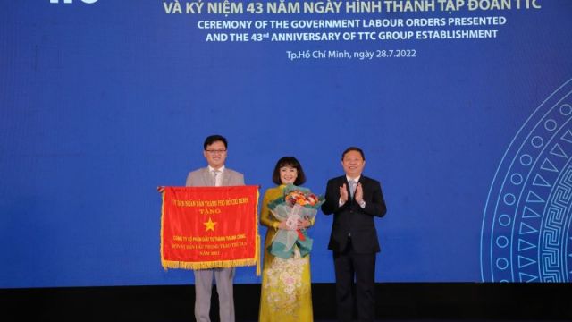 Công ty cổ phần Thành Thành Công - đơn vị Tập đoàn TTC vinh dự đón nhận Huân chương Lao động cao quý