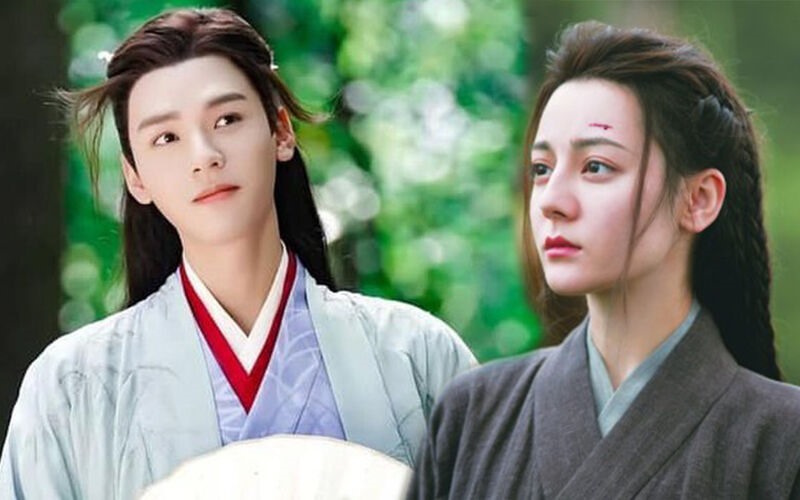 Địch Lệ Nhiệt Ba và Cung Tuấn. Ảnh: Xinhua.