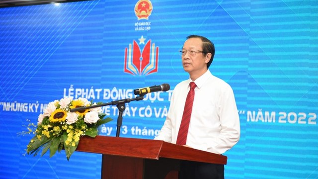 Cuộc thi viết 'Những kỷ niệm sâu sắc về thầy cô và mái trường' năm 2022